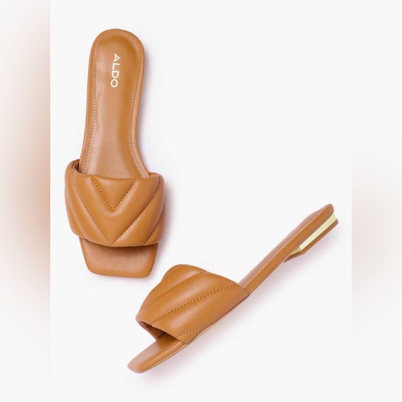 ♥️ALDO Quilted open toe flats - Picture 6 of 7